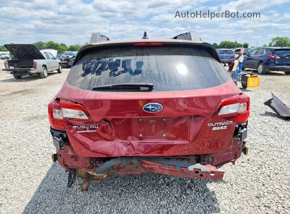 4S4BSAFC9H3317453 2017 SUBARU OUTBACK Red Widok z tyłu