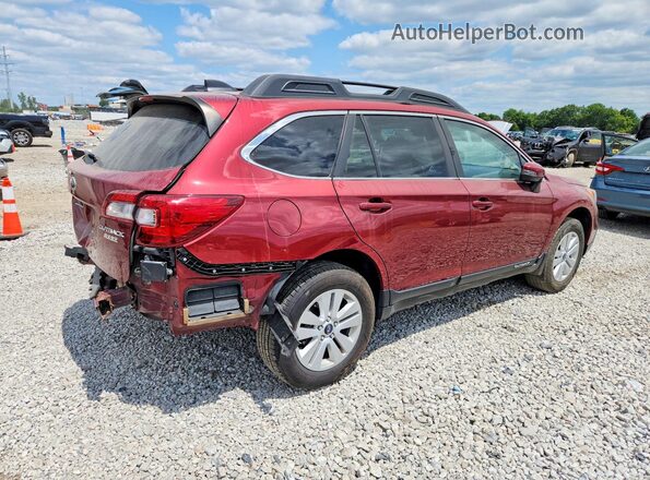4S4BSAFC9H3317453 2017 SUBARU OUTBACK Red Tył prawy
