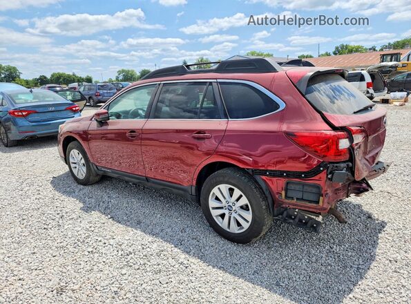 4S4BSAFC9H3317453 2017 SUBARU OUTBACK Red Tył lewy