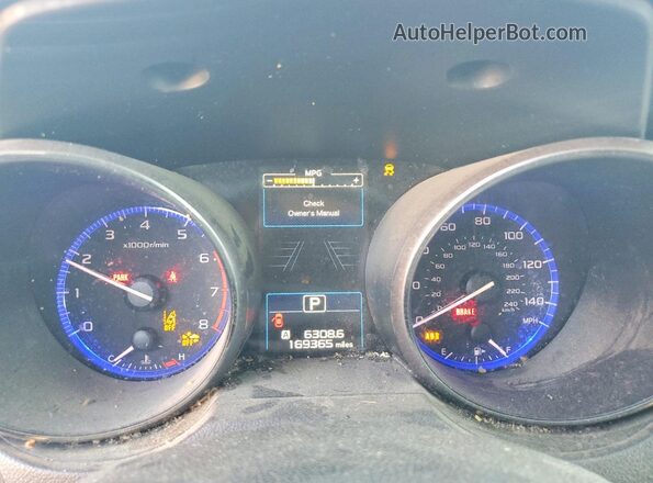 4S4BSAFC9H3337735 2017 SUBARU OUTBACK Black Widok zestawu wskaźników