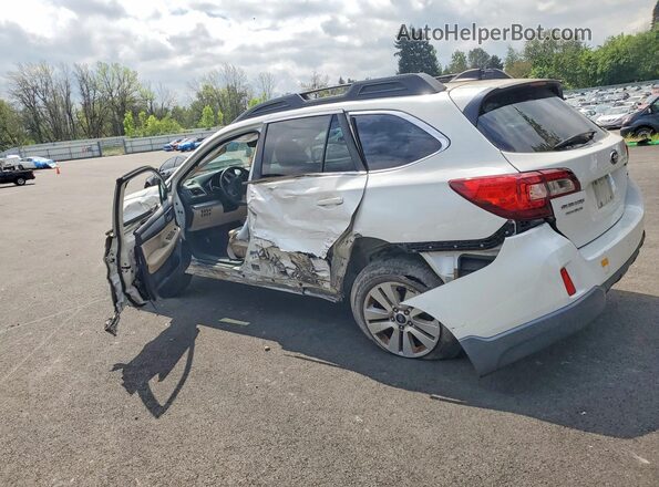 4S4BSAFC9H3393948 2017 SUBARU OUTBACK Белый Задняя левая четверть
