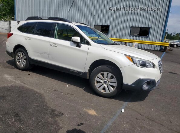 4S4BSAFC9H3393948 2017 SUBARU OUTBACK Белый Передняя правая четверть