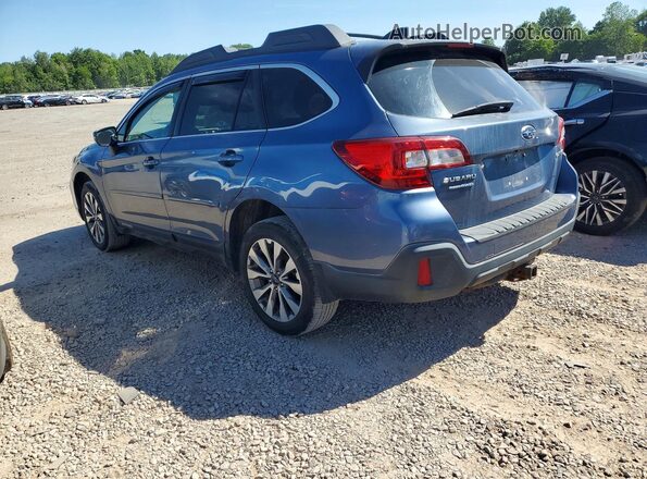 4S4BSAFC9J3386312 2018 SUBARU OUTBACK Blue Rear left