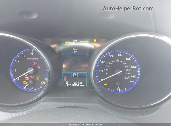 4S4BSAFC9K3234600 2019 SUBARU OUTBACK Gray უკანა სავარძლების ხედი