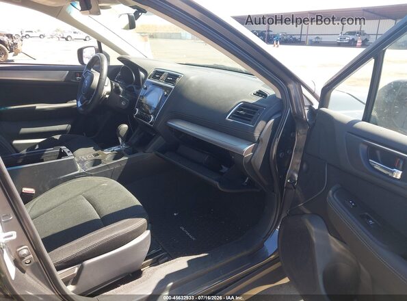 4S4BSAFC9K3234600 2019 SUBARU OUTBACK Gray წინა სალონის ხედი