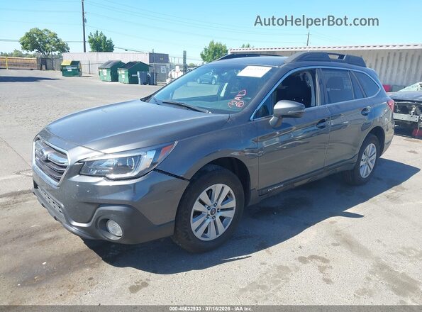 4S4BSAFC9K3234600 2019 SUBARU OUTBACK Gray წინა მარცხენა ხედი სამი მეოთხედიდან