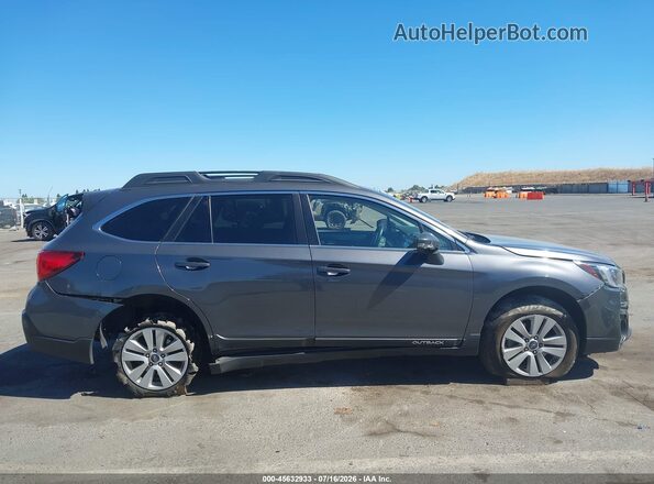 4S4BSAFC9K3234600 2019 SUBARU OUTBACK Gray უკანა სალონის ხედი