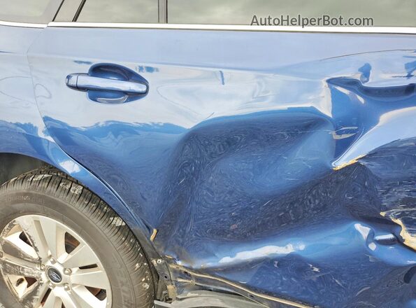 4S4BSAFC9K3275101 2019 SUBARU OUTBACK Синий Вид задних сидений