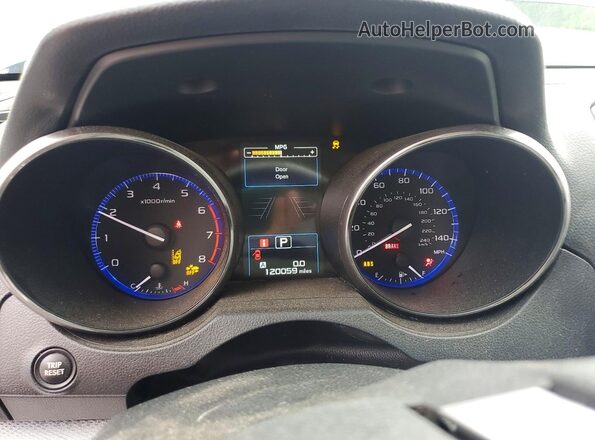 4S4BSAFC9K3275101 2019 SUBARU OUTBACK Синий Вид щитка приборов