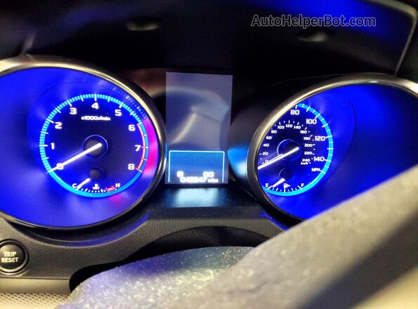 4S4BSAFC9K3344370 2019 SUBARU OUTBACK Blue Widok zestawu wskaźników