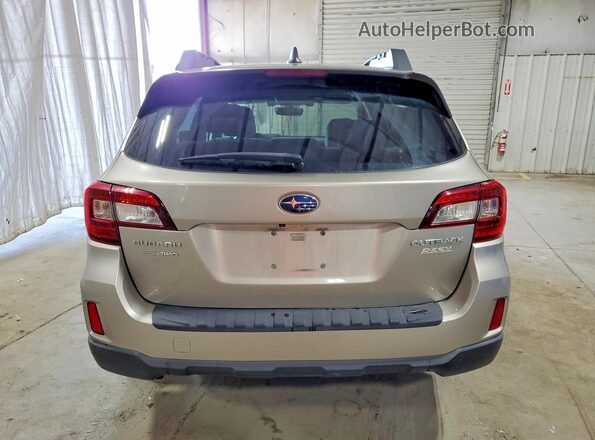 4S4BSAFCXH3257909 2017 SUBARU OUTBACK Gold Rear view