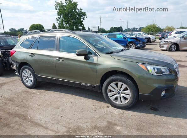 4S4BSAFCXH3440582 2017 SUBARU OUTBACK Зеленый Панорамный вид салона 360°