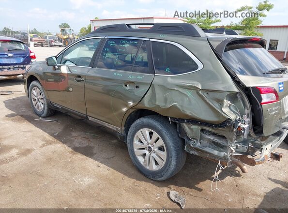4S4BSAFCXH3440582 2017 SUBARU OUTBACK Зеленый Задняя левая четверть