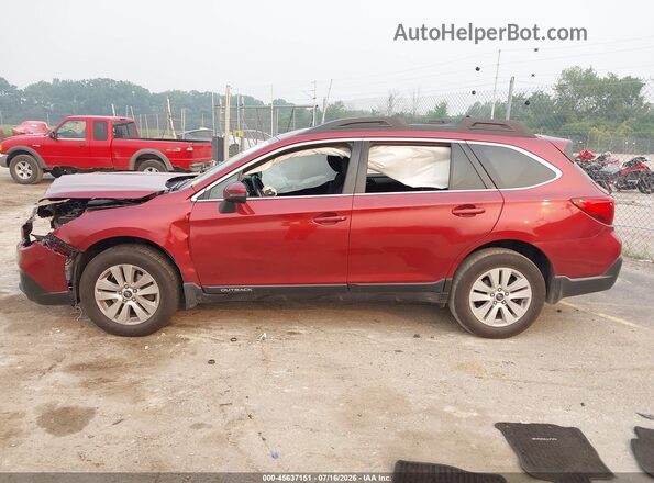 4S4BSAFCXJ3393947 2018 SUBARU OUTBACK Бордовый 