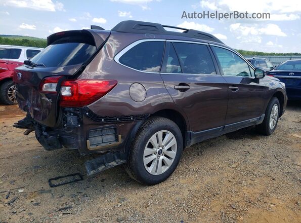 4S4BSAFCXK3356270 2019 SUBARU OUTBACK Коричневый Задняя правая четверть