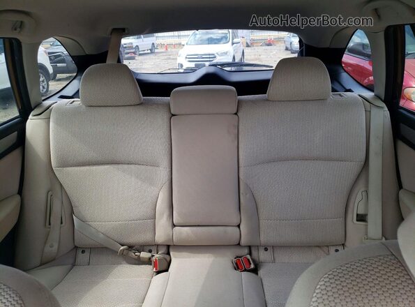 4S4BSAFCXK3356270 2019 SUBARU OUTBACK Коричневый Вид задних сидений