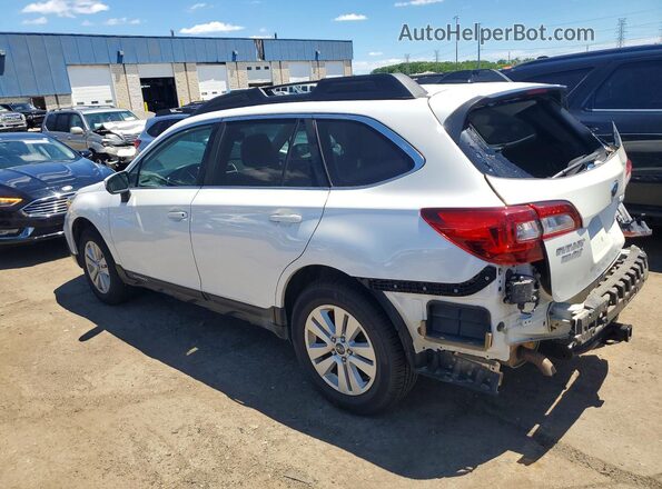 4S4BSAHC0K3344061 2019 SUBARU OUTBACK White Հետևի ձախ