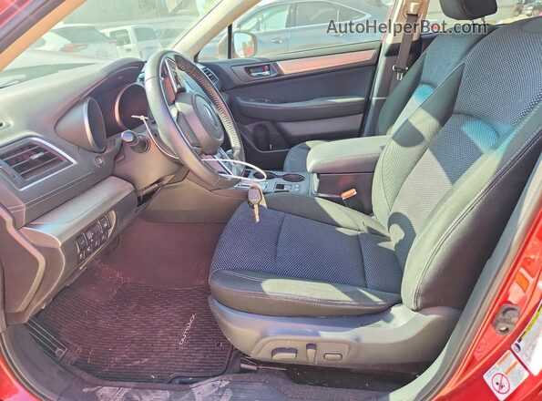 4S4BSAHC1K3391454 2019 SUBARU OUTBACK Red Vista interior delantera