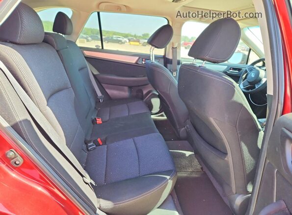 4S4BSAHC1K3391454 2019 SUBARU OUTBACK Red Vista de los asientos traseros
