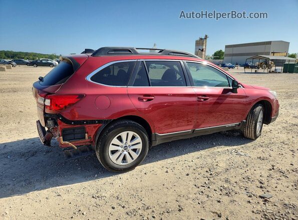 4S4BSAHC1K3391454 2019 SUBARU OUTBACK Red Trasero derecho