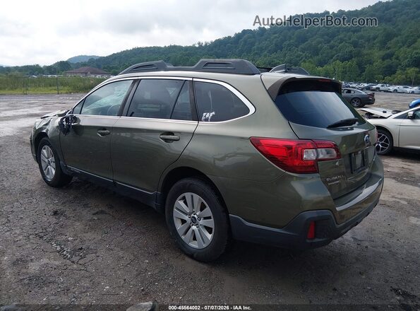 4S4BSAHC2J3258362 2018 SUBARU OUTBACK Green Rear left
