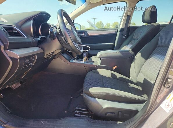 4S4BSAHC2K3262798 2019 SUBARU OUTBACK Gray წინა სალონის ხედი
