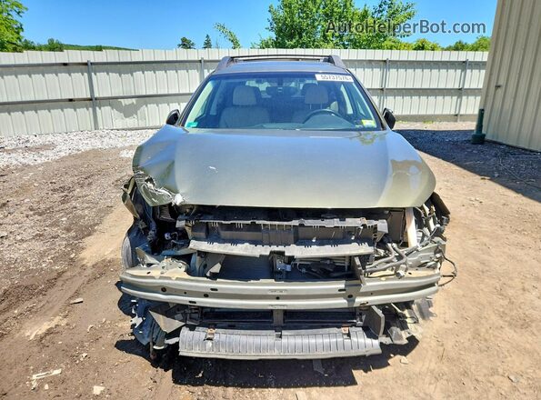 4S4BSAHC2K3266172 2019 SUBARU OUTBACK Green Вид спереду