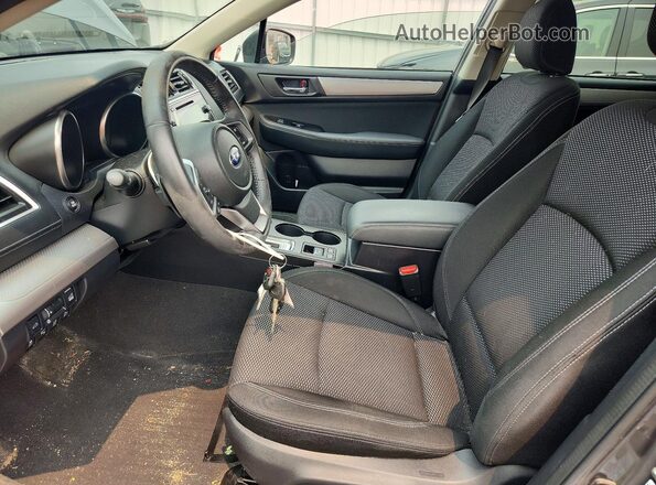 4S4BSAHC2K3270805 2019 SUBARU OUTBACK Gray წინა სალონის ხედი