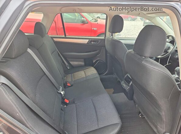4S4BSAHC2K3270805 2019 SUBARU OUTBACK Gray უკანა სავარძლების ხედი