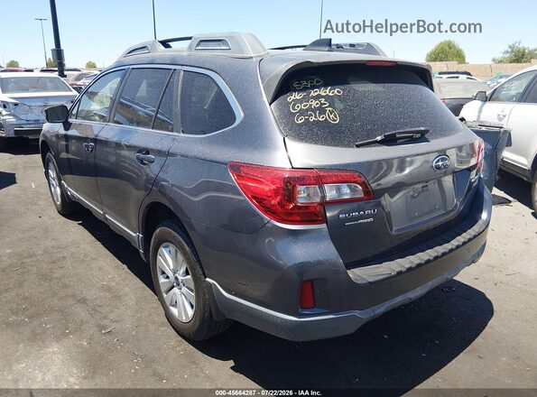 4S4BSAHC3G3205176 2016 SUBARU OUTBACK Gray Tył lewy