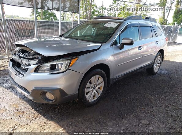 4S4BSAHC3H3204319 2017 SUBARU OUTBACK Silver Առջևի ձախ երեք քառորդ տեսարան
