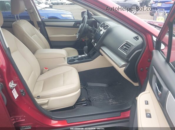 4S4BSAHC4K3234968 2019 SUBARU OUTBACK Red Vista interior delantera