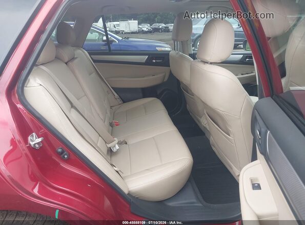 4S4BSAHC4K3234968 2019 SUBARU OUTBACK Red Vista de la etiqueta del VIN