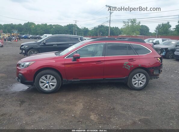 4S4BSAHC4K3234968 2019 SUBARU OUTBACK Red Vista interior de 360 grados