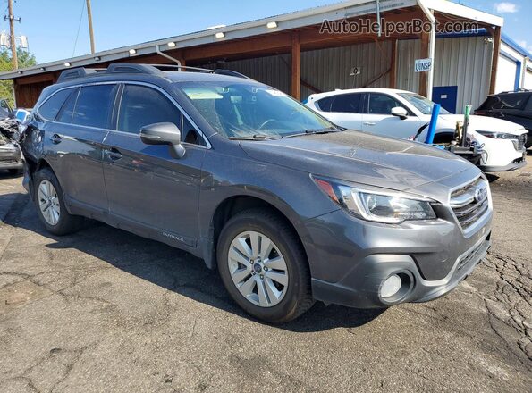 4S4BSAHC5J3337346 2018 SUBARU OUTBACK Gray Front right