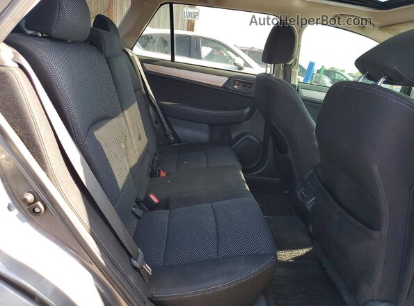 4S4BSAHC5J3337346 2018 SUBARU OUTBACK Gray Rear seats view