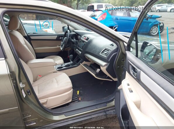 4S4BSAHC8G3227805 2016 SUBARU OUTBACK Brown Widok wnętrza z przodu