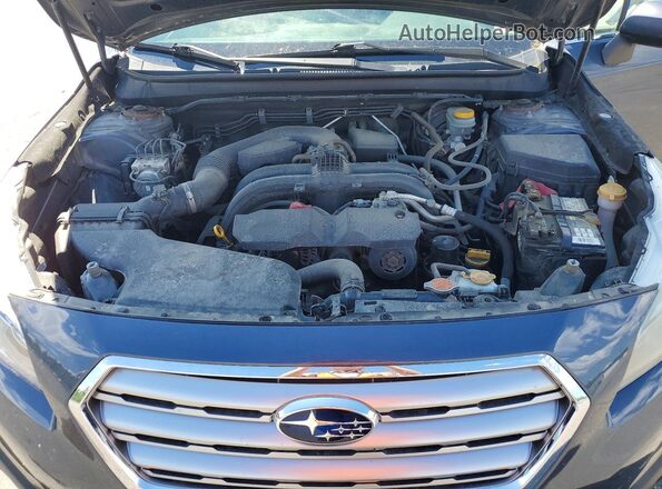 4S4BSAHC8G3267947 2016 SUBARU OUTBACK Gray Вид задньої частини салону