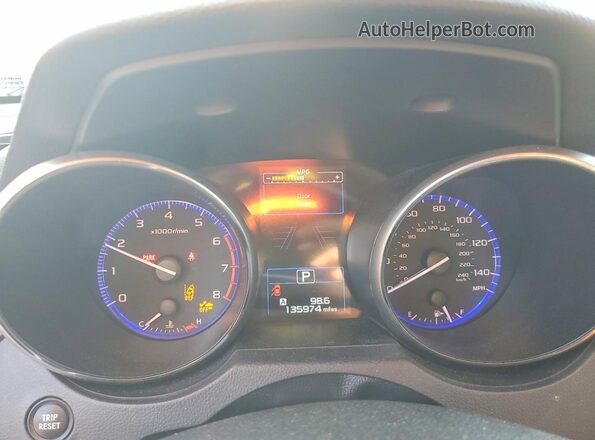 4S4BSAHC8J3224944 2018 SUBARU OUTBACK Blue Սարքավորումների վահանակի տեսք