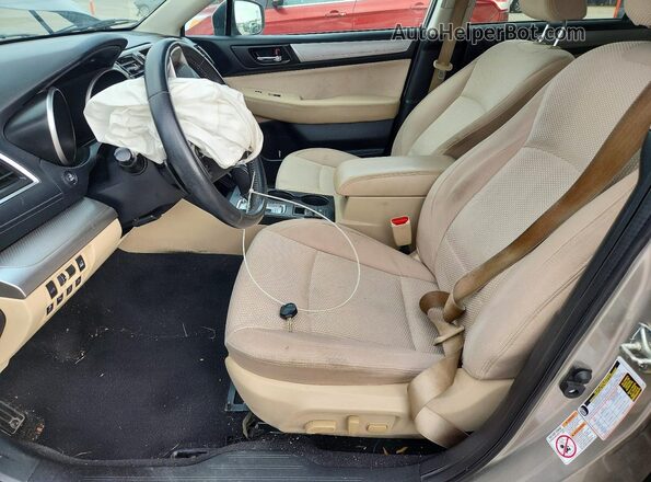 4S4BSAHC8J3264330 2018 SUBARU OUTBACK Tan Front interior view