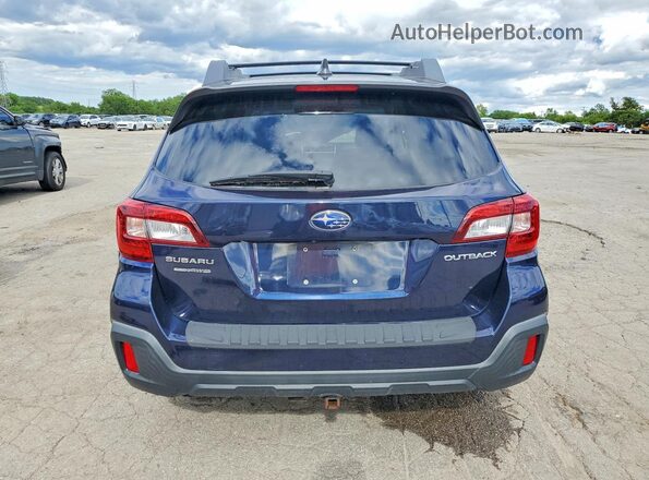 4S4BSAHC8J3297974 2018 SUBARU OUTBACK Blue უკანა ხედი