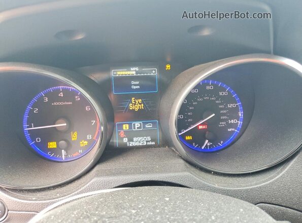 4S4BSAHCXH3201367 2017 SUBARU OUTBACK Silver Instrument cluster view