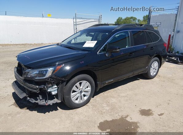 4S4BSAHCXJ3232107 2018 SUBARU OUTBACK Black Առջևի ձախ երեք քառորդ տեսարան