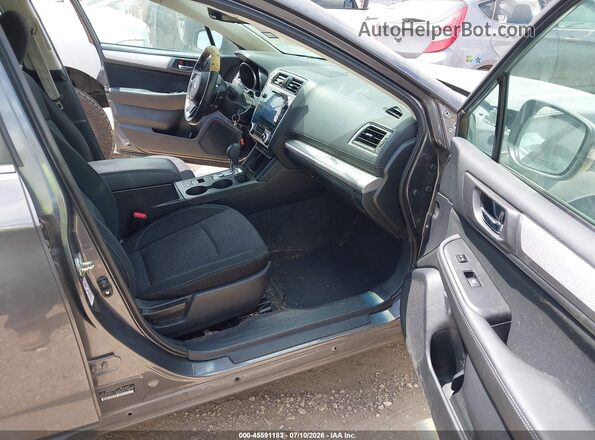4S4BSAHCXK3338459 2019 SUBARU OUTBACK Gray Widok wnętrza z przodu