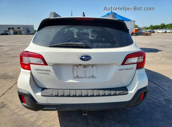 4S4BSAJC2K3266778 2019 SUBARU OUTBACK White Вид ззаду