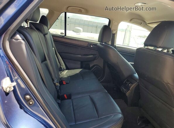 4S4BSAJC7K3206527 2019 SUBARU OUTBACK Blue უკანა სავარძლების ხედი