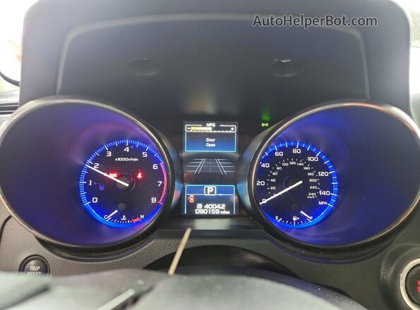 4S4BSAJC8K3260953 2019 SUBARU OUTBACK Tan Instrument cluster view