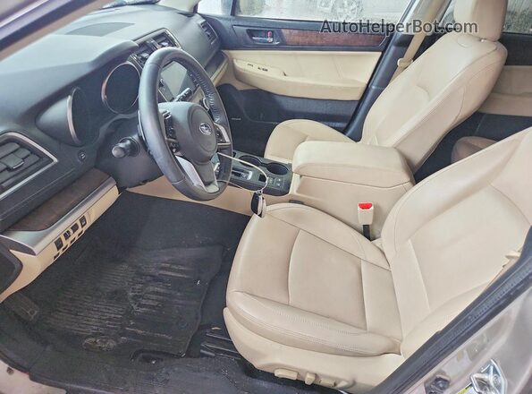 4S4BSAJC8K3260953 2019 SUBARU OUTBACK Tan Front interior view