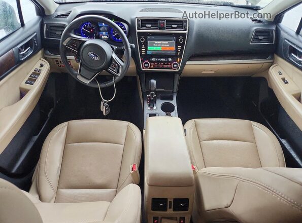 4S4BSAJC8K3260953 2019 SUBARU OUTBACK Tan Dashboard view