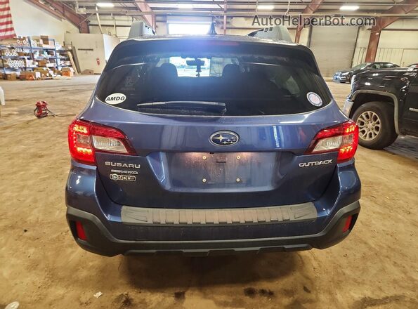 4S4BSAJC9K3247113 2019 SUBARU OUTBACK Синий Вид сзади